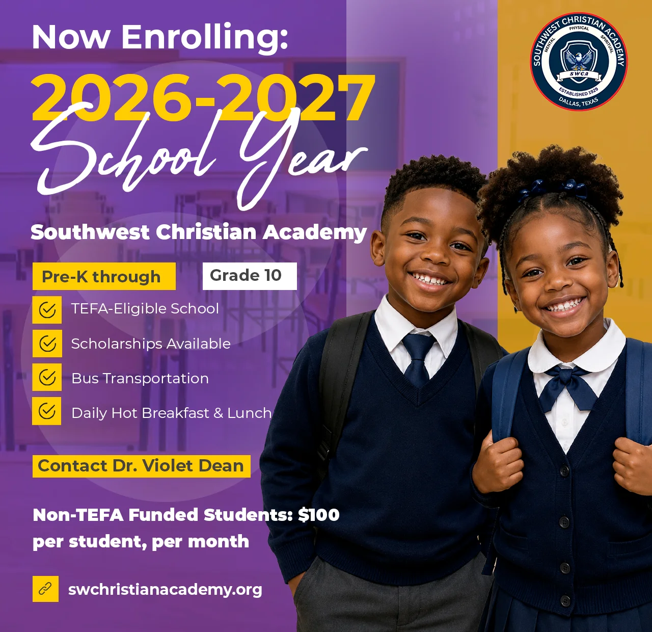 Now Enrolling