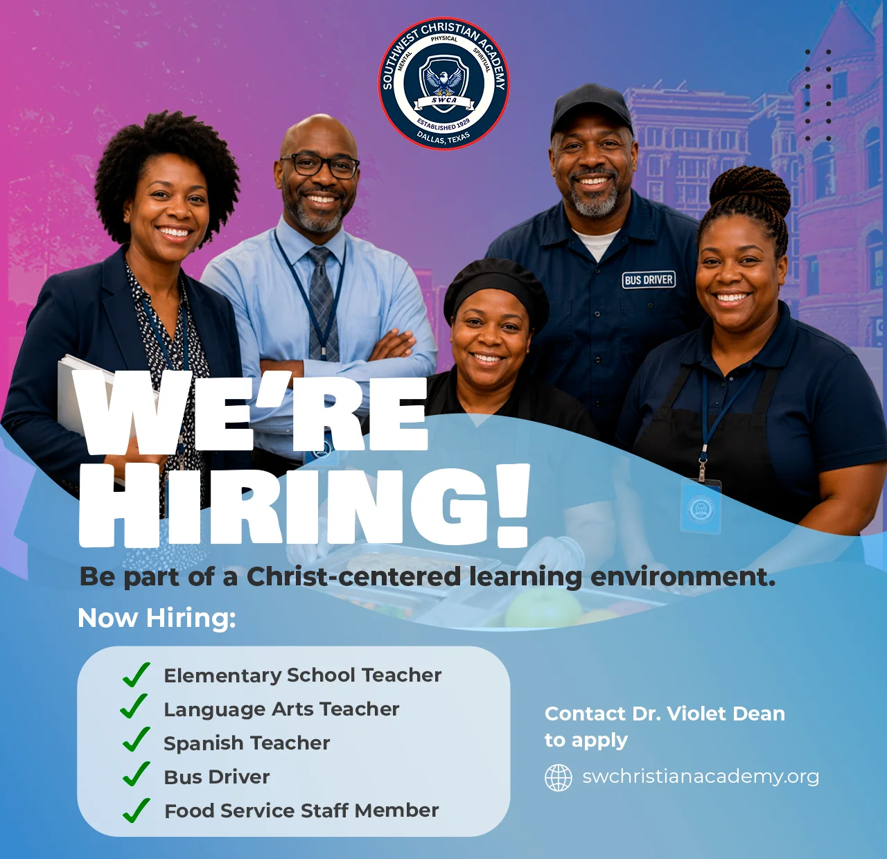 We're Hiring