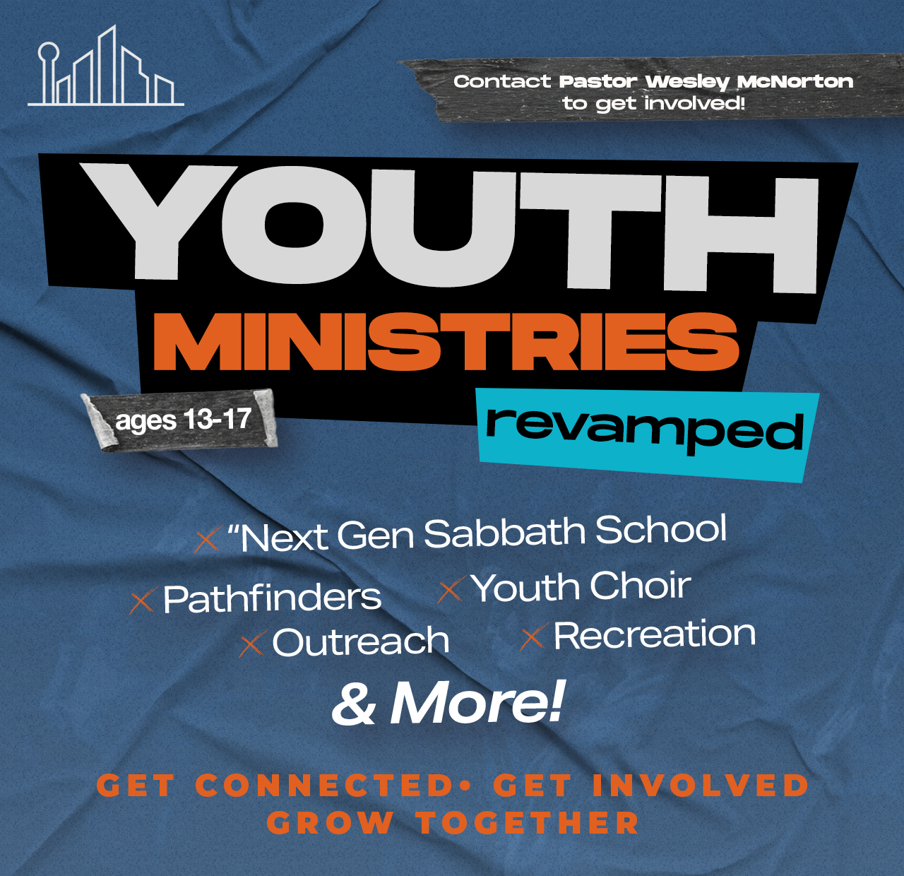 Youth Ministries Revamped — Ages 13-17